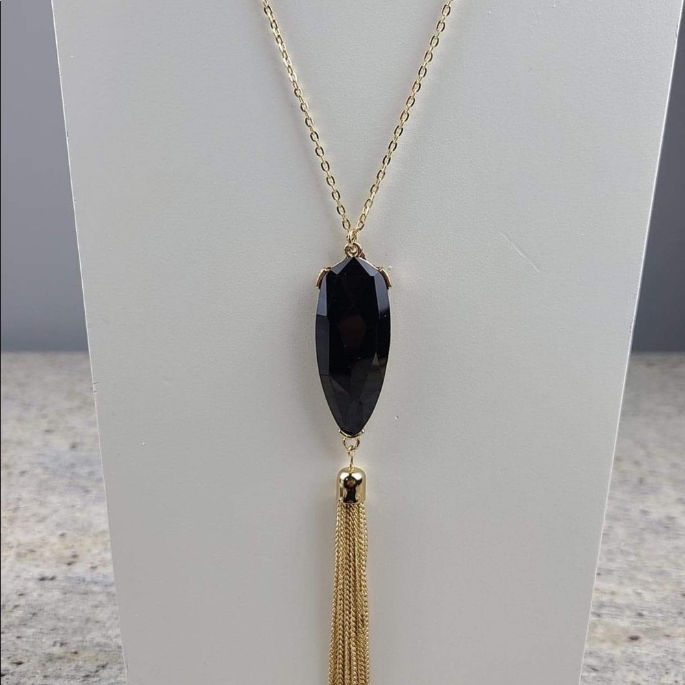 Tassel Necklace and Earrings set